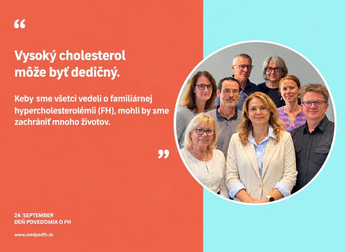 Vysoký cholesterol môže byť dedičný.